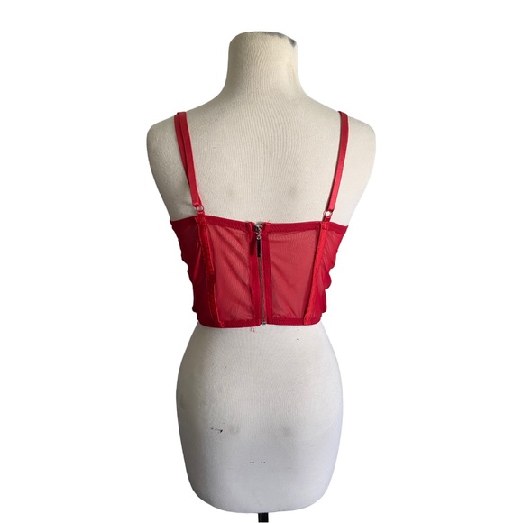 Say What Red Bustier - Picture 3 of 4